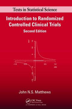 Couverture de l’ouvrage Introduction to Randomized Controlled Clinical Trials