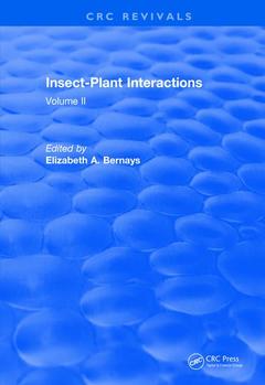 Couverture de l’ouvrage Revival: Insect-Plant Interactions (1990)