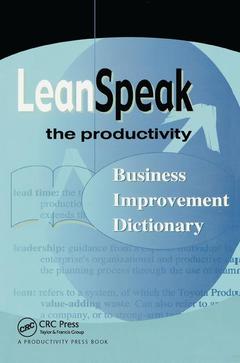 Couverture de l’ouvrage LeanSpeak