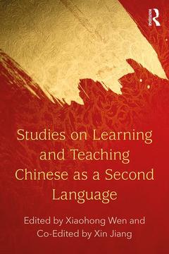 Couverture de l’ouvrage Studies on Learning and Teaching Chinese as a Second Language