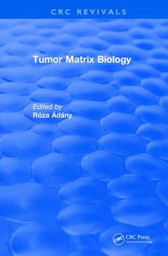 Couverture de l’ouvrage Revival: Tumor Matrix Biology (1995)