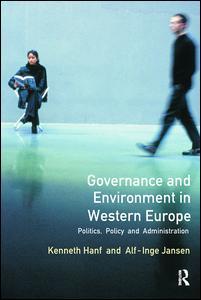 Couverture de l’ouvrage Governance and Environment in Western Europe