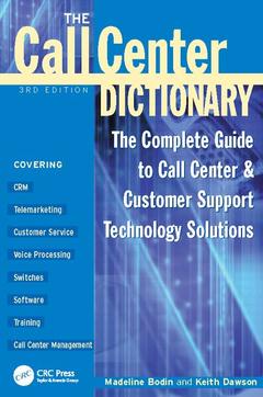 Couverture de l’ouvrage The Call Center Dictionary