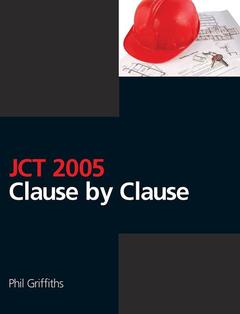 Cover of the book JCT 2005: Clause by Clause