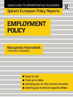 Couverture de l’ouvrage Employment Policy