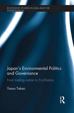 Cover of the book Japan's Environmental Politics and Governance