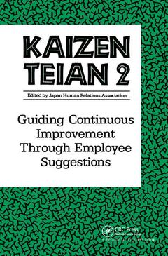 Couverture de l’ouvrage Kaizen Teian 2