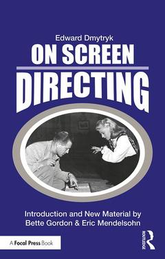 Couverture de l’ouvrage On Screen Directing