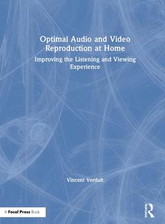 Couverture de l’ouvrage Optimal Audio and Video Reproduction at Home