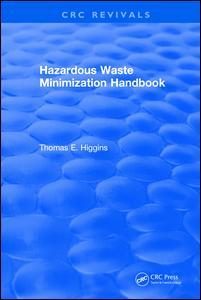 Cover of the book Hazardous Waste Minimization Handbook