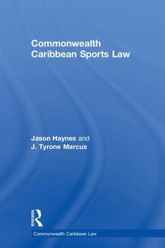 Cover of the book Commonwealth Caribbean Sports Law