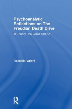 Couverture de l’ouvrage Psychoanalytic Reflections on The Freudian Death Drive