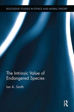 Cover of the book The Intrinsic Value of Endangered Species