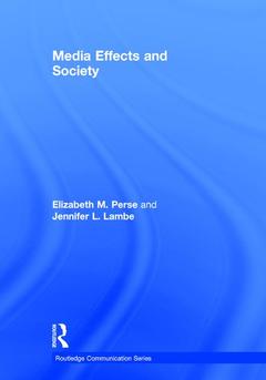 Cover of the book Media Effects and Society