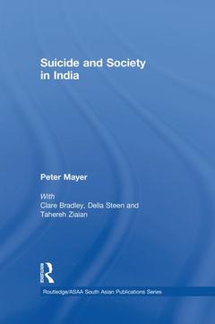 Couverture de l’ouvrage Suicide and Society in India
