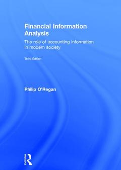 Couverture de l’ouvrage Financial Information Analysis