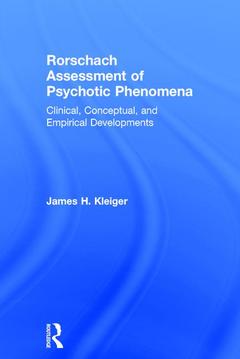 Cover of the book Rorschach Assessment of Psychotic Phenomena