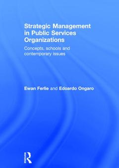 Couverture de l’ouvrage Strategic Management in Public Services Organizations
