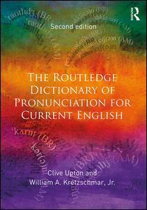 Couverture de l’ouvrage The Routledge Dictionary of Pronunciation for Current English