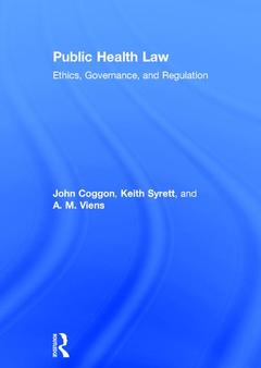Couverture de l’ouvrage Public Health Law