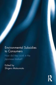 Couverture de l’ouvrage Environmental Subsidies to Consumers