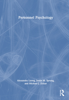 Couverture de l’ouvrage Personnel Psychology