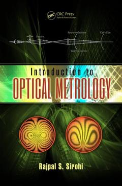 Couverture de l’ouvrage Introduction to Optical Metrology