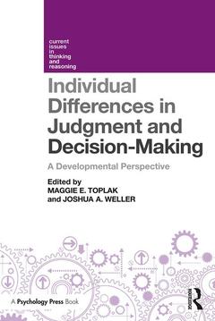 Couverture de l’ouvrage Individual Differences in Judgement and Decision-Making