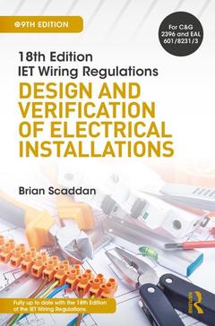 Couverture de l’ouvrage IET Wiring Regulations: Design and Verification of Electrical Installations