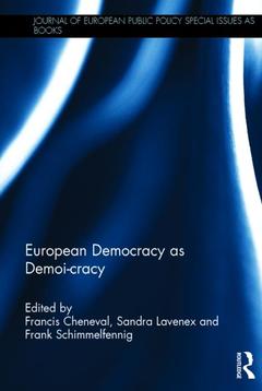 Couverture de l’ouvrage European Democracy as Demoi-cracy