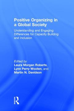 Couverture de l’ouvrage Positive Organizing in a Global Society
