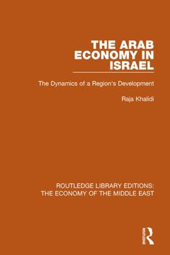 Couverture de l’ouvrage The Arab Economy in Israel