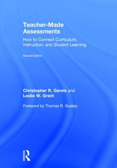 Couverture de l’ouvrage Teacher-Made Assessments