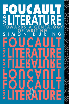 Cover of the book Foucault and Literature