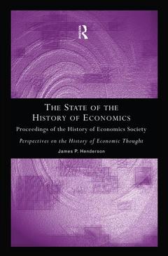 Cover of the book The State of the History of Economics