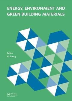Couverture de l’ouvrage Energy, Environment and Green Building Materials