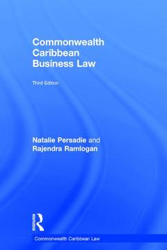 Couverture de l’ouvrage Commonwealth Caribbean Business Law