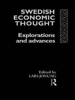 Couverture de l’ouvrage Swedish Economic Thought