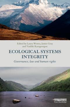 Couverture de l’ouvrage Ecological Systems Integrity