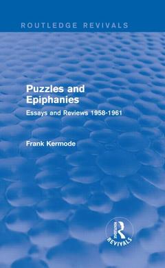 Couverture de l’ouvrage Puzzles and Epiphanies (Routledge Revivals)