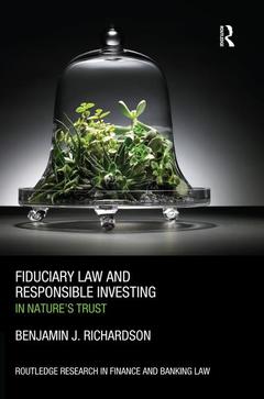 Cover of the book Fiduciary Law and Responsible Investing