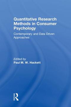 Cover of the book Quantitative Research Methods in Consumer Psychology