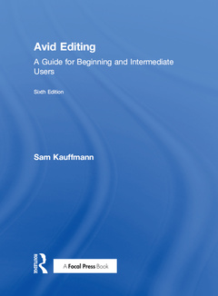 Couverture de l’ouvrage Avid Editing