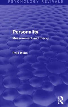 Cover of the book Personality