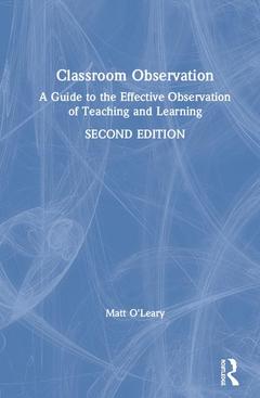 Cover of the book Classroom Observation