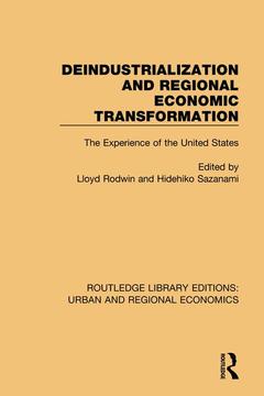 Couverture de l’ouvrage Deindustrialization and Regional Economic Transformation
