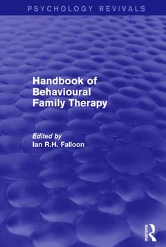 Cover of the book Handbook of Behavioural Family Therapy