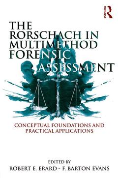 Couverture de l’ouvrage The Rorschach in Multimethod Forensic Assessment