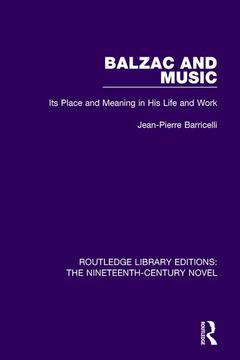 Couverture de l’ouvrage Balzac and Music
