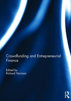 Couverture de l’ouvrage Crowdfunding and Entrepreneurial Finance